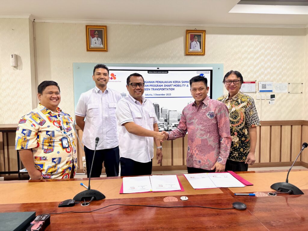 Penandatanganan MoU antara PT TKDN Tbk & Transjakarta