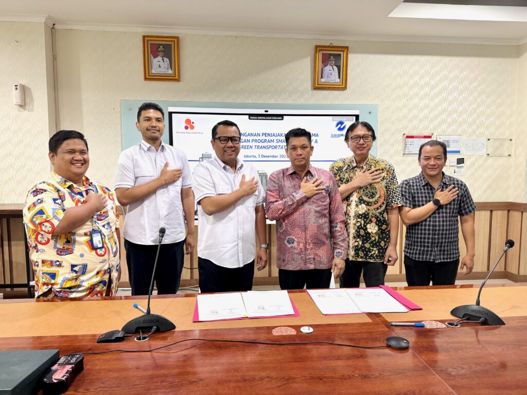Penandatanganan MoU antara PT TKDN Tbk & Transjakarta