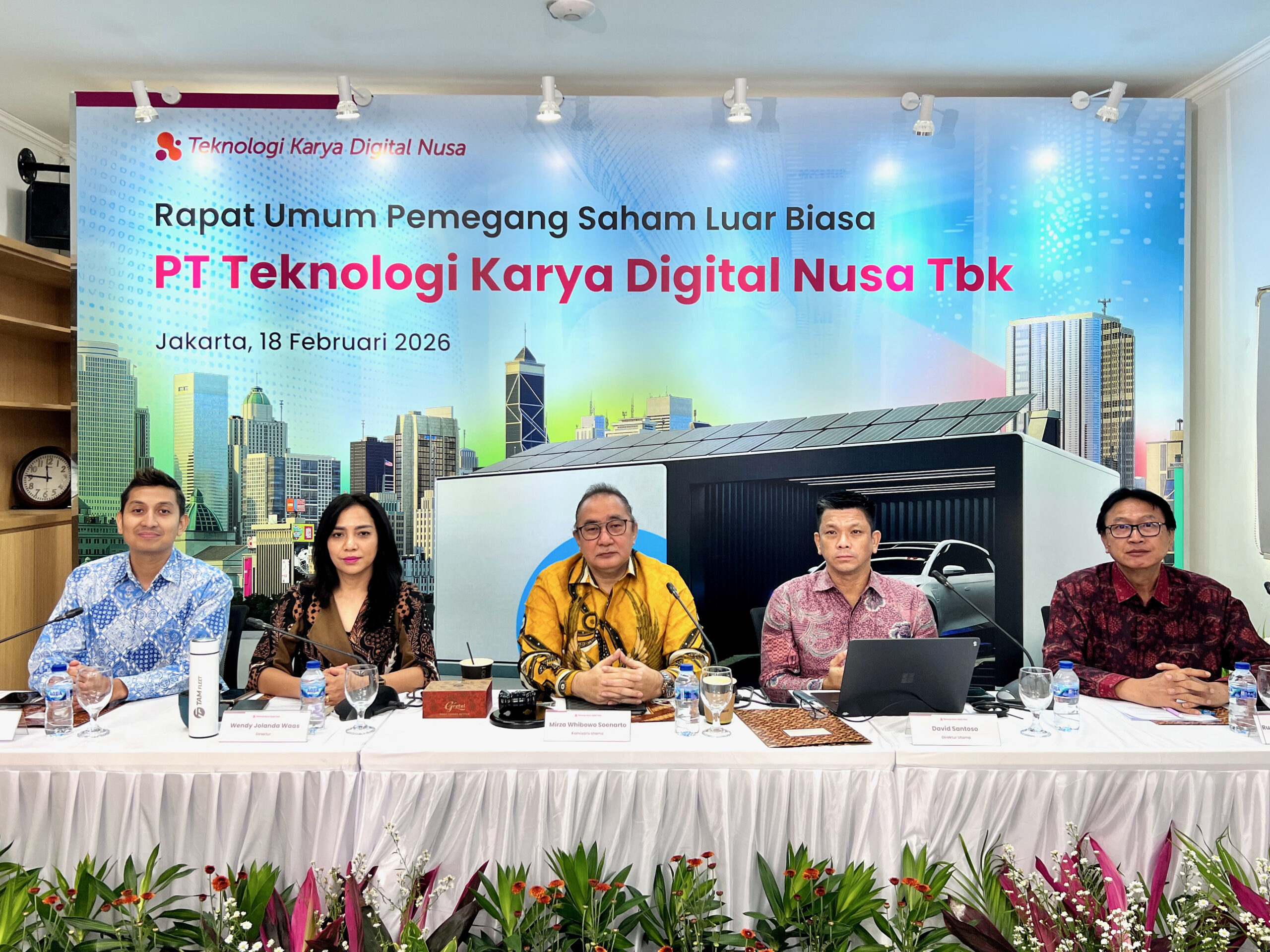 Rapat Umum Pemegang Saham Luar Biasa PT Teknologi Karya Digital Nusa Tbk 2026