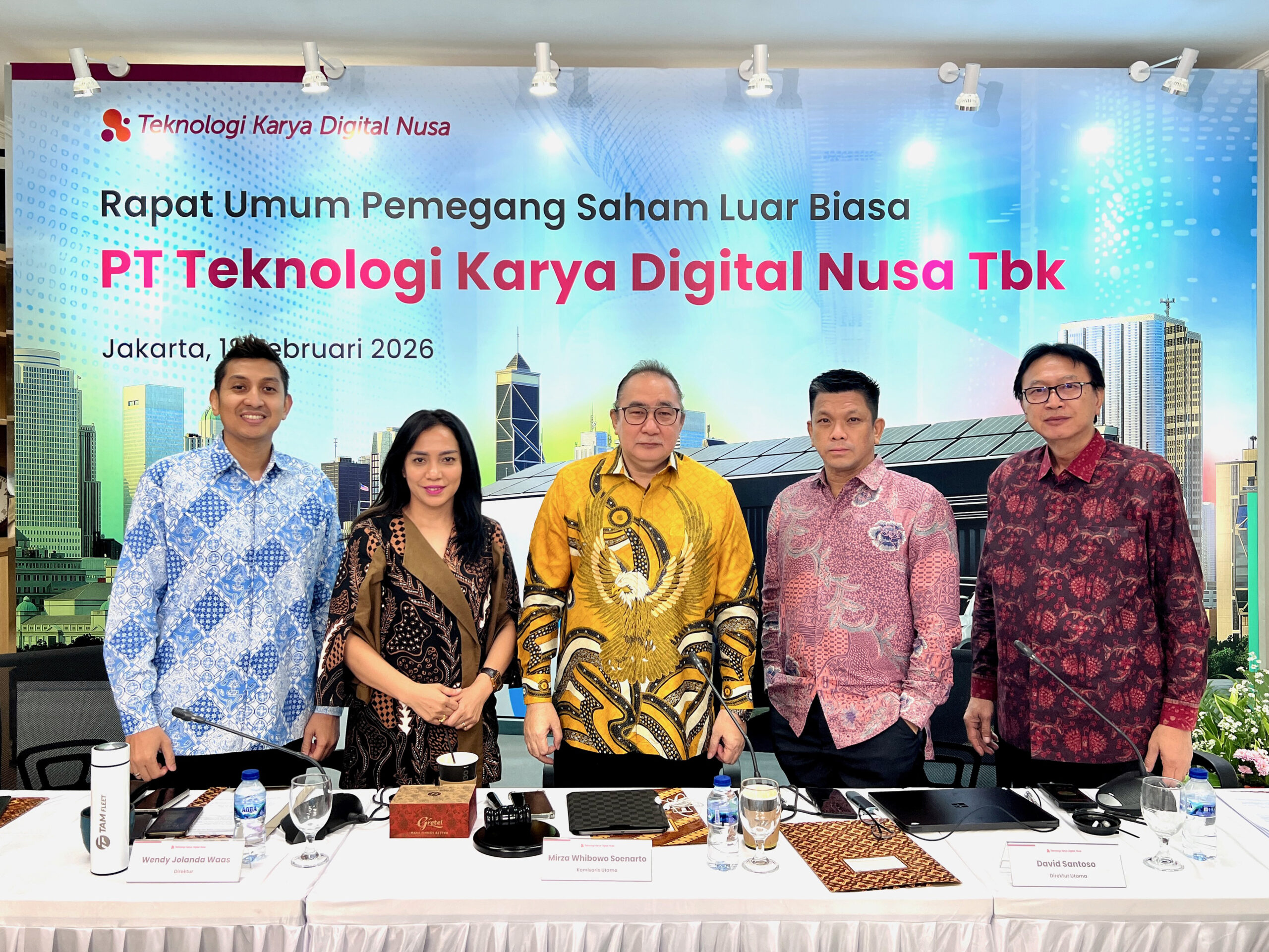 Rapat Umum Pemegang Saham Luar Biasa PT Teknologi Karya Digital Nusa Tbk 2026